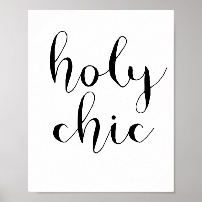 Heiliger Chic Poster (Vorne)