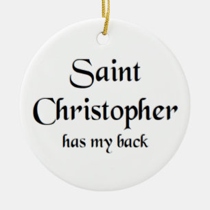 Heiliger Christophorus Kaffeetasse Keramik Ornament