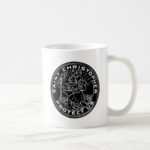 Heiliger Christophorus-Medaille Kaffeetasse