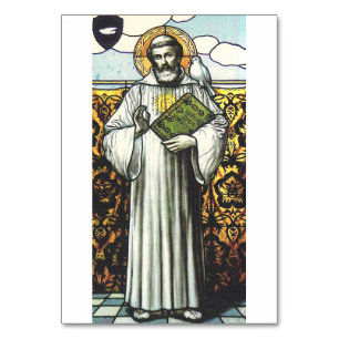 Heiliger Columban irischer Missionar Tischnummer