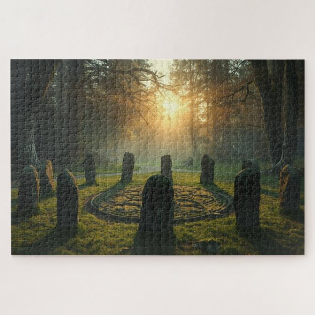 Heiliger Druidenkreis-Jigsaw-Puzzle Puzzle (Horizontal)