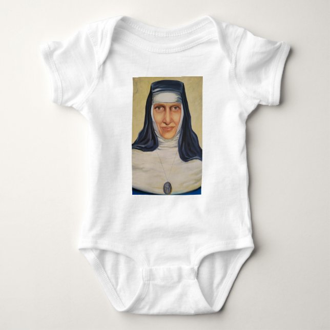 Heiliger Dulce der Armen Baby Strampler (Vorderseite)
