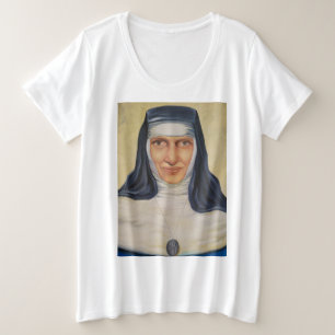 Heiliger Dulce der Armen Große Größe T-Shirt