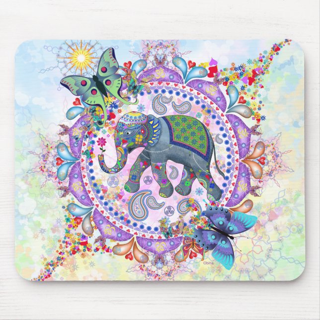 Heiliger Elefant Mousepad (Vorne)