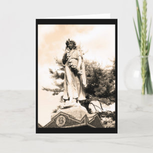 Heiliger Engel des Kirchenhofs Sympathy Card Karte