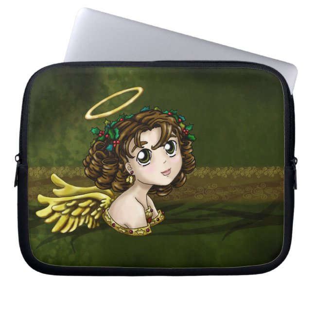 Heiliger Engel Laptopschutzhülle (Vorderseite)