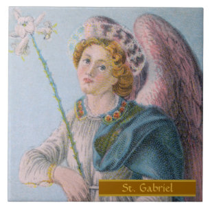 Heiliger Erzengel Gabriel (Detail; M 017) Fliese