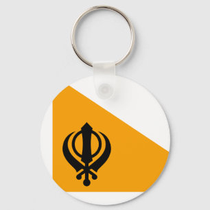 Heiliger Flaggesikhsikhism Nishan Sahib Punjabs Schlüsselanhänger