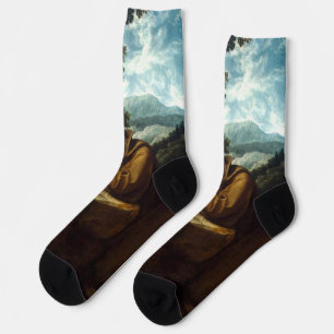 Heiliger Franz von Assisi Herold des Friedens Socken