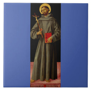 Heiliger Franz von Assisi von Antoniazzo Romano Fliese