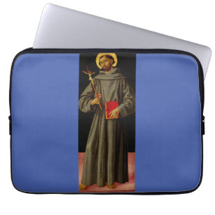 Heiliger Franz von Assisi von Antoniazzo Romano Laptopschutzhülle