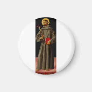 Heiliger Franz von Assisi von Antoniazzo Romano Magnet