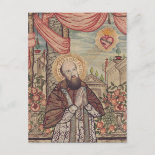Heiliger Franz von Sales Bischof von Genf Postkarte