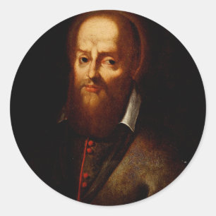 Heiliger Franz von Sales Runder Aufkleber