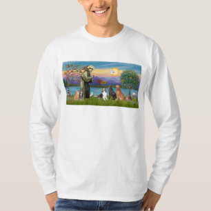 Heiliger Franziskus - 3 Hunde, 2 Katzen +++ T-Shirt