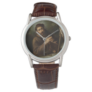 Heiliger Franziskus im Gebet (Christlicher Glaube) Armbanduhr