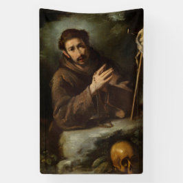 Heiliger Franziskus im Gebet (Christlicher Glaube) Banner