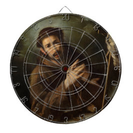 Heiliger Franziskus im Gebet (Christlicher Glaube) Dartscheibe