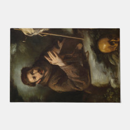 Heiliger Franziskus im Gebet (Christlicher Glaube) Fußmatte