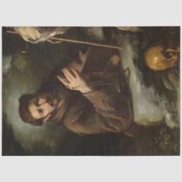 Heiliger Franziskus im Gebet (Christlicher Glaube) Seidenpapier
