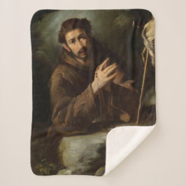Heiliger Franziskus im Gebet (Christlicher Glaube) Sherpadecke