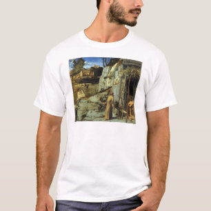 Heiliger Franziskus in der Wüste durch Giovanni T-Shirt