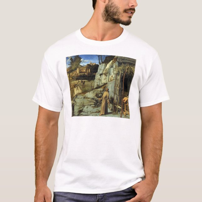 Heiliger Franziskus in der Wüste durch Giovanni T-Shirt (Vorderseite)
