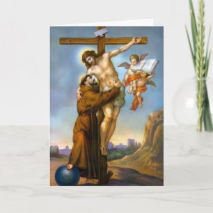 Heiliger Franziskus von Assisi Cross Jesus World A Karte
