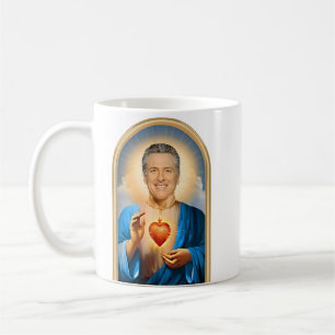 Heiliger Gavin Newsom Gebet Kaffeetasse