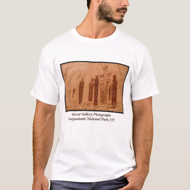 Heiliger Geist-Bilddagramm der Hufeisenschlucht T-Shirt (Vorderseite)