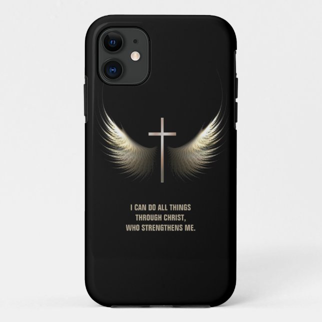 Heiliger Geist Flügel und christliches Case-Mate iPhone Hülle (Rückseite)