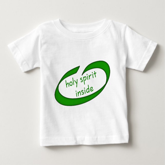 Heiliger Geist im Inneren Christlich Baby T-shirt (Vorderseite)