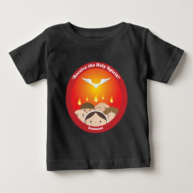 Heiliger Geist Pentecost Baby T-shirt (Vorderseite)