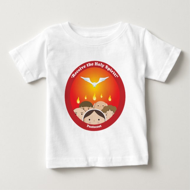 Heiliger Geist Pentecost Baby T-shirt (Vorderseite)