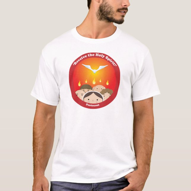 Heiliger Geist Pentecost T-Shirt (Vorderseite)