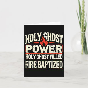 Heiliger Geist Power Christlicher Glaube Karte