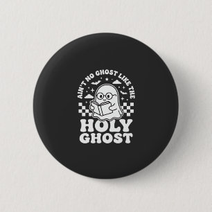 Heiliger Geist Retro Halloween-Geist-Design_1 Button