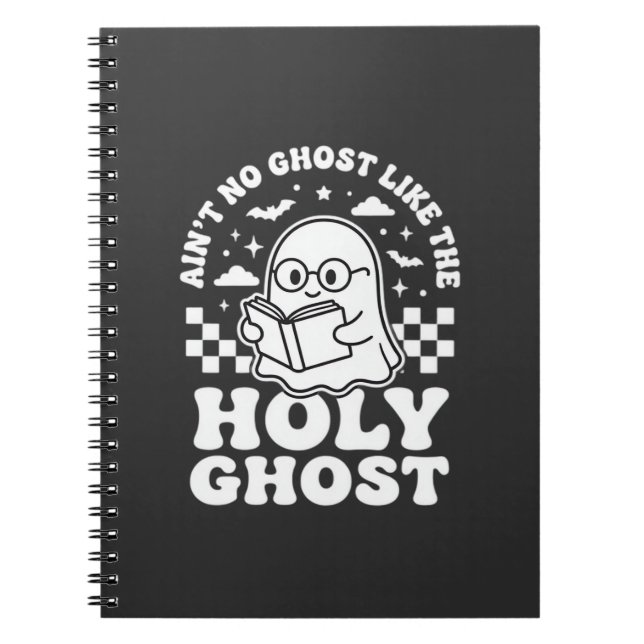 Heiliger Geist Retro Halloween-Geist-Design_1 Notizblock (Vorderseite)
