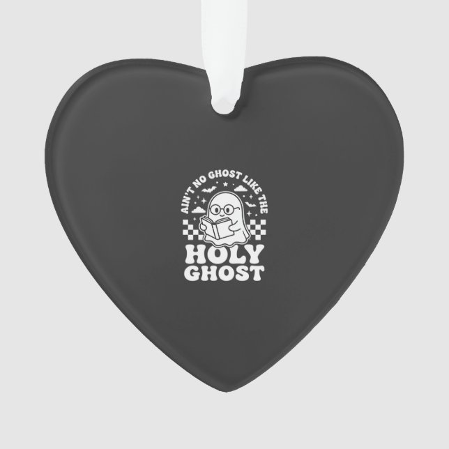Heiliger Geist Retro Halloween-Geist-Design_1 Ornament (Vorderseite)