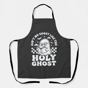 Heiliger Geist Retro Halloween-Geist-Design_1 Schürze