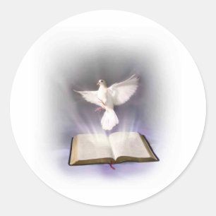 Heiliger Geist Runder Aufkleber