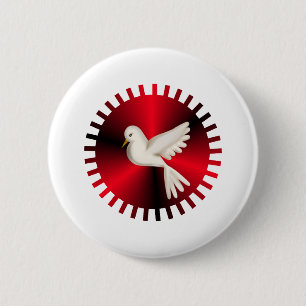 Heiliger Geist-Taube Button