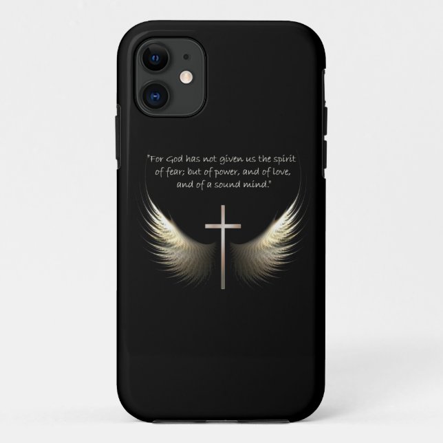 Heiliger Geist und christliches Kreuz mit Case-Mate iPhone Hülle (Rückseite)