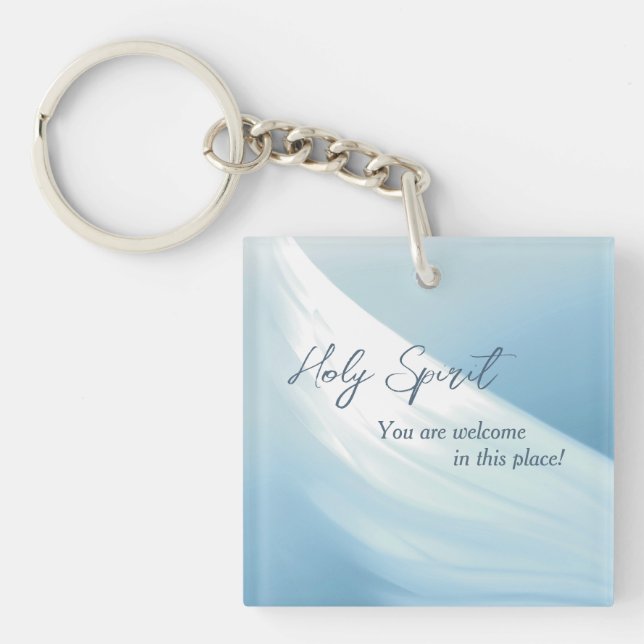 Heiliger Geist, willkommen Schlüsselanhänger (Vorderseite)