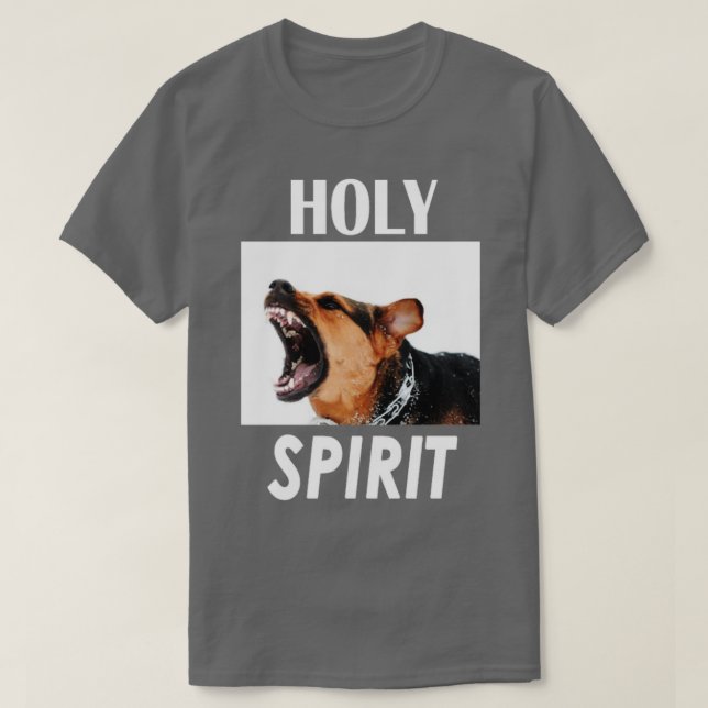Heiliger Geisterhund bellt T-Shirt (Design vorne)