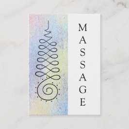 *~* heiliger Geometrie-Massage-Erleuchtung-Pastell Visitenkarte