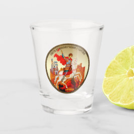 Heiliger Georg der Großmärtyrer Schnapsglas