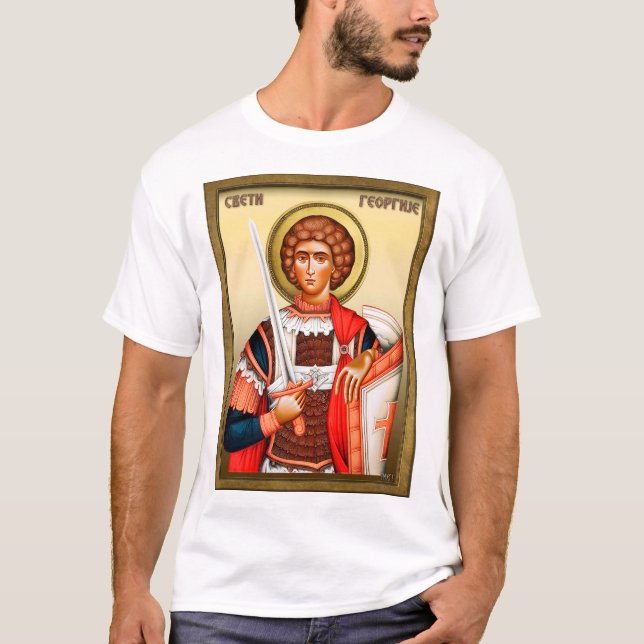 Heiliger Georg Geschenke, Heiliger Georg Kunst, sr T-Shirt (Vorderseite)
