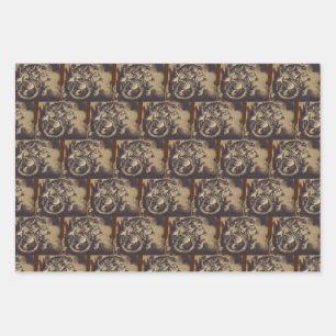 Heiliger Georg und der Drache Großmärtyrer Geschenkpapier Set