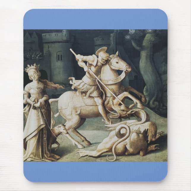 Heiliger Georg und der Drache Großmärtyrer Mousepad (Vorne)